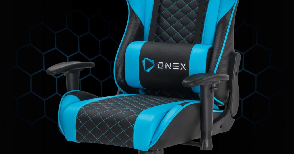 ONEX GX2 Gaming Chair Review Not For Big Adults GamePro   Onex Gx2 Leatherette Chair Blue@2x 1024x538 